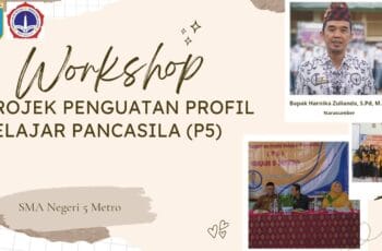 Workshop Projek Penguatan Profil Pelajar Pancasila (P5) SMAN 5 Metro