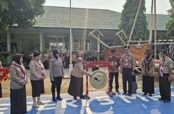 Semarak Penerimaan Tamu Ambalan XXI SMAN 5 Metro: Kabarkan Semangat Kepanduan, Teguhkan Integritas